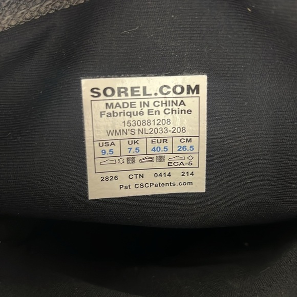 Sorel Conquest Carly Leather Waterproof Winter Boots W Size 9.5 - Picture 8 of 8